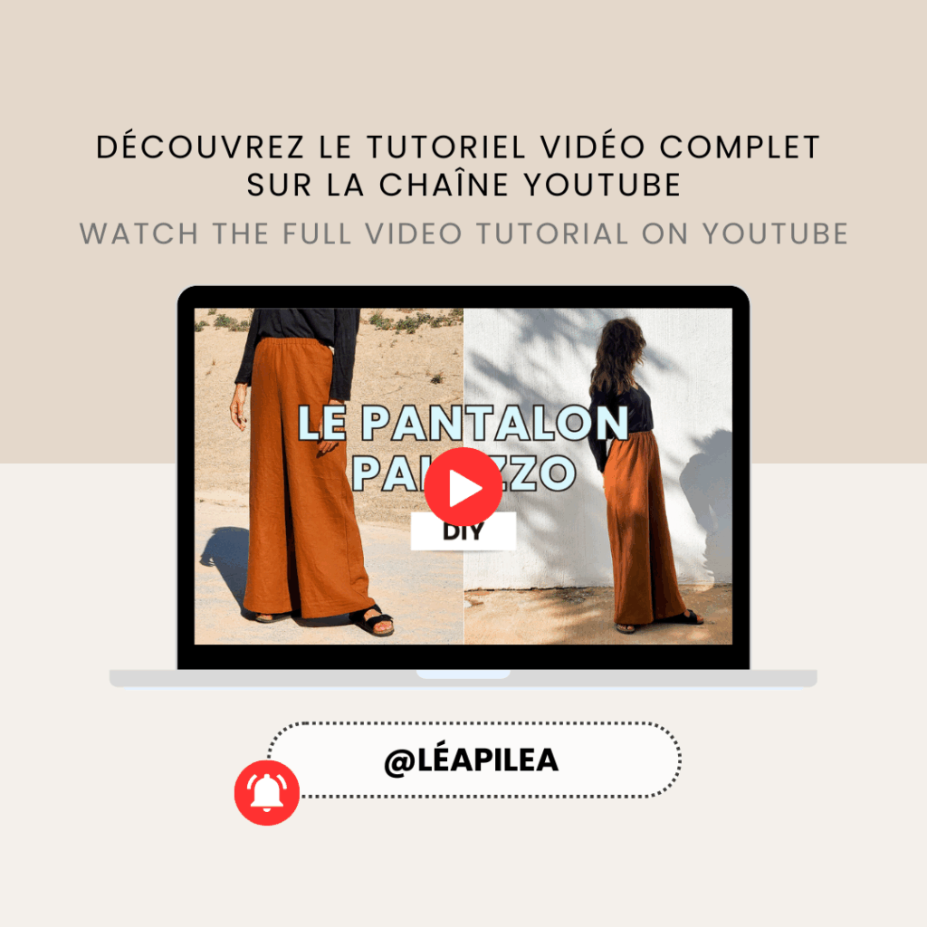 Le Pantalon Palazzo - Patron de couture | PDF