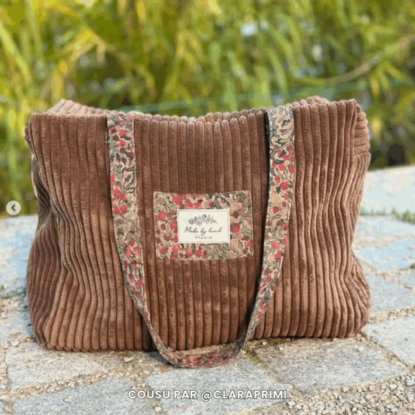 Le Sac cabas zippé - Patron de couture | PDF