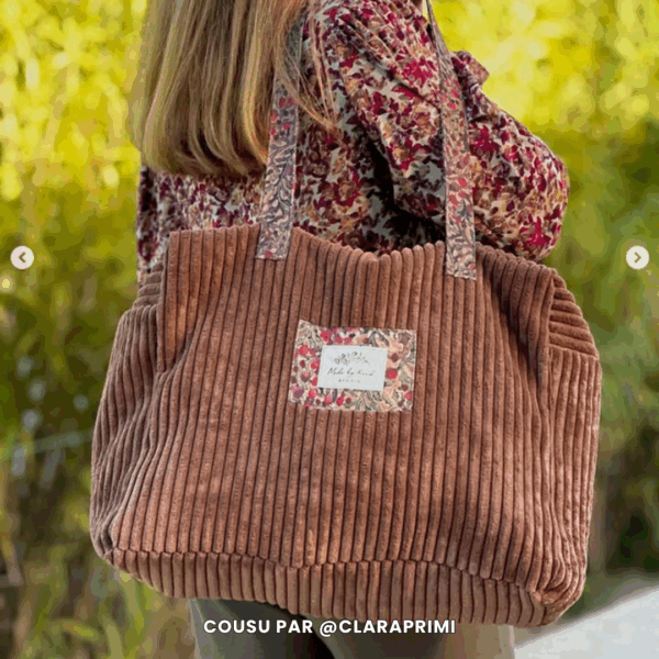 Le Sac cabas zippé - Patron de couture | PDF