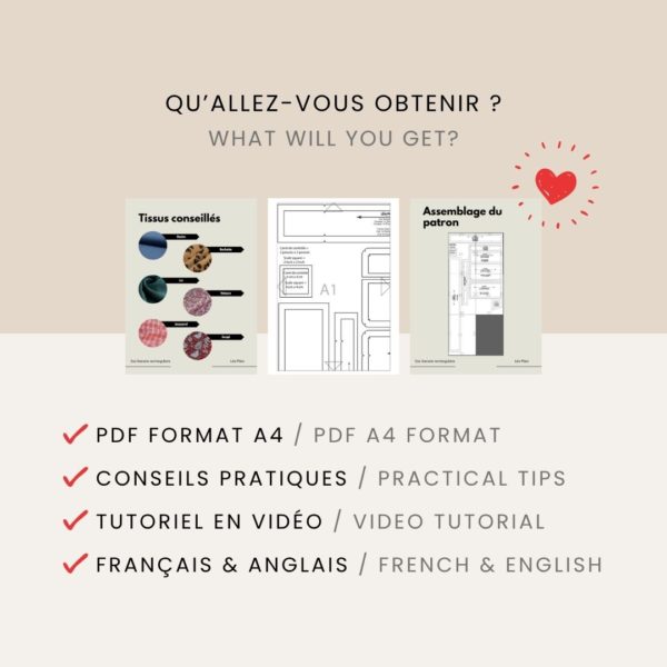 Le Sac Banane retangulaire - Patron de couture | PDF