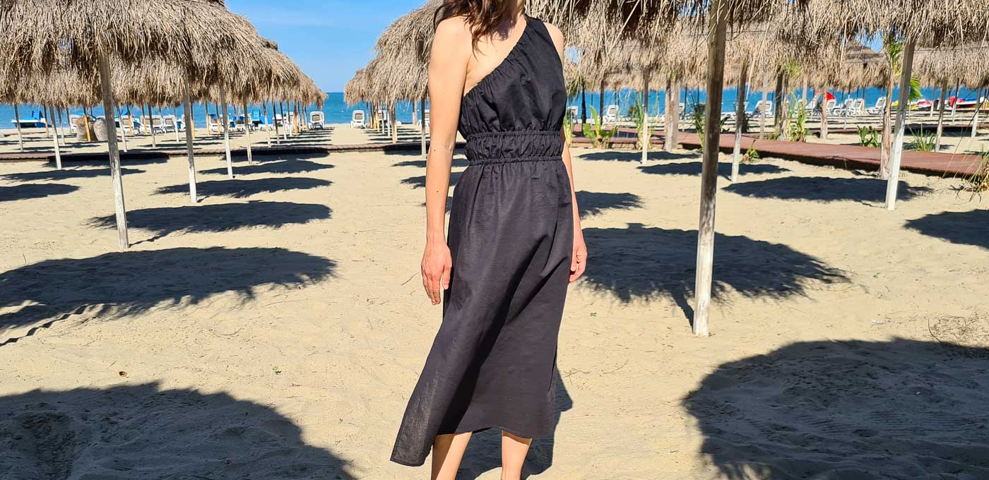 DIY – Coudre une robe asymétrique | Tuto facile et débutant ~ Avec patron !