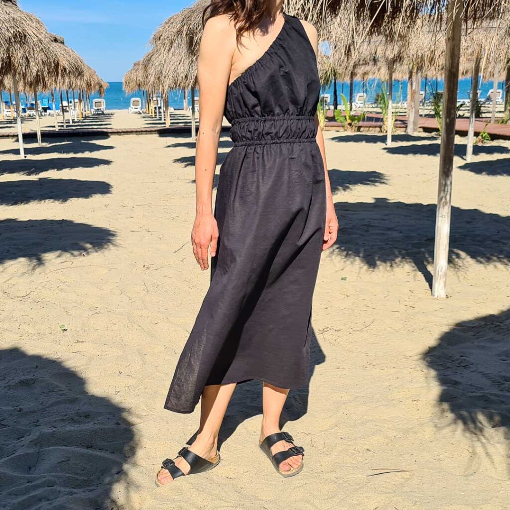 Patron pdf robe asymétrique