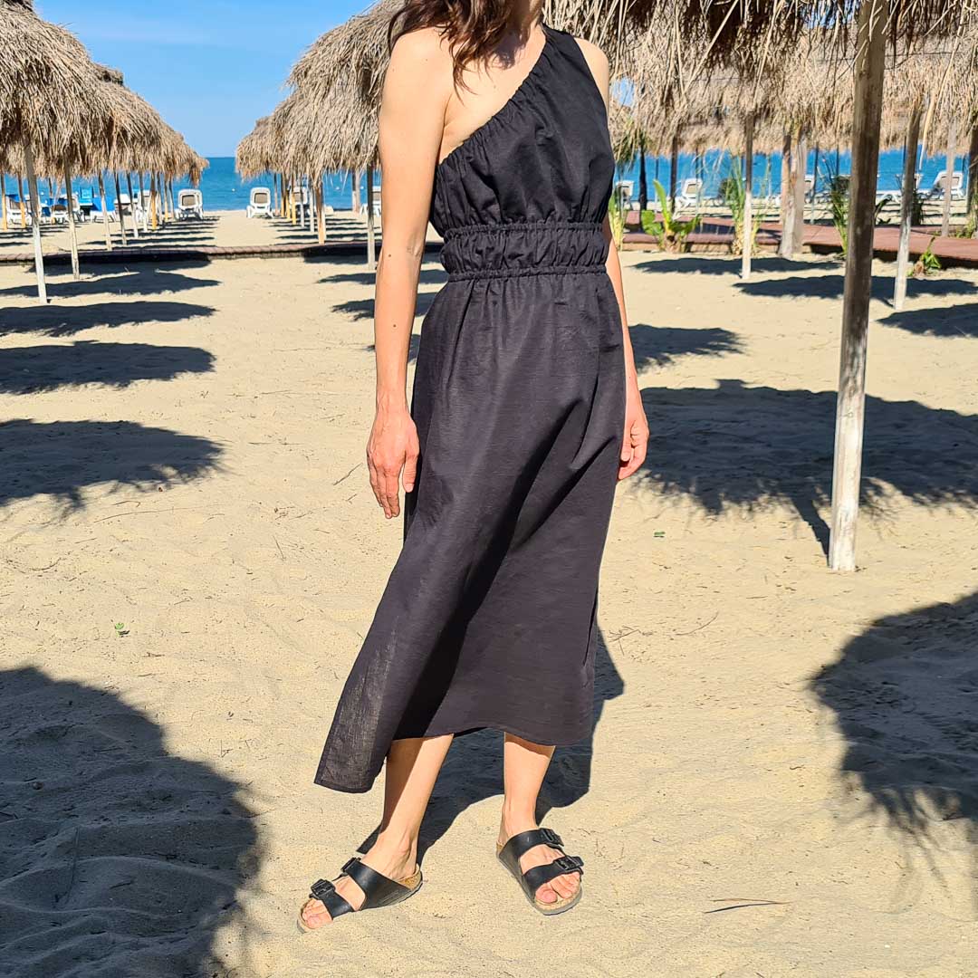 Patron pdf robe asymétrique