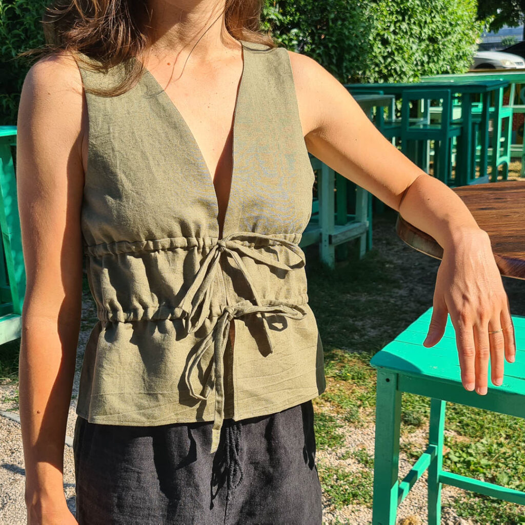 Le Top noué devant - Patron de couture | PDF
