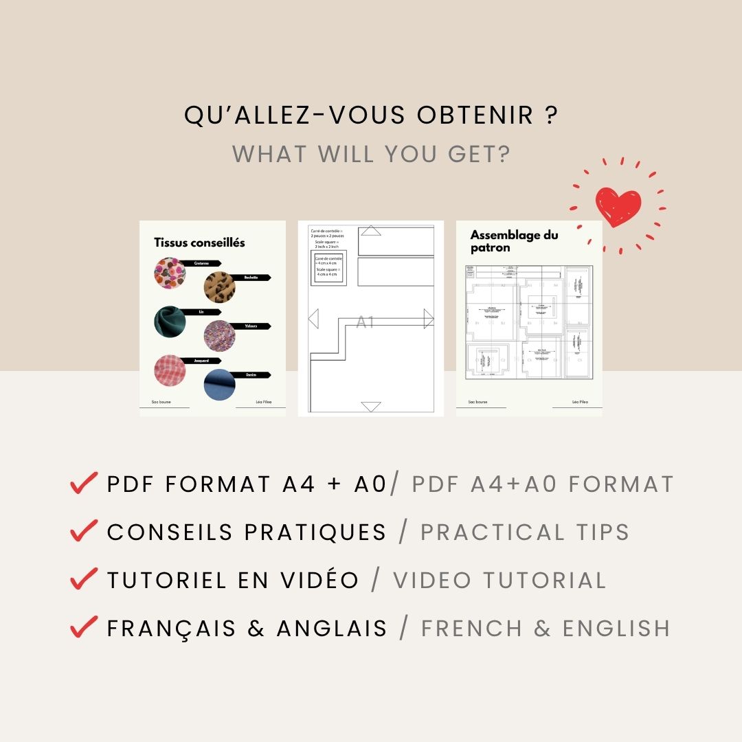 Le Sac Bourse - Patron de couture | PDF – Image 10